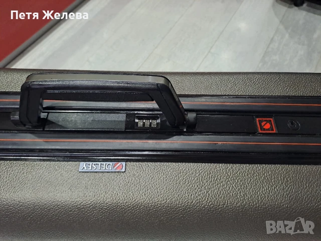 Френски твърд куфар DELSEY с  колела и шифър , снимка 13 - Куфари - 51261186