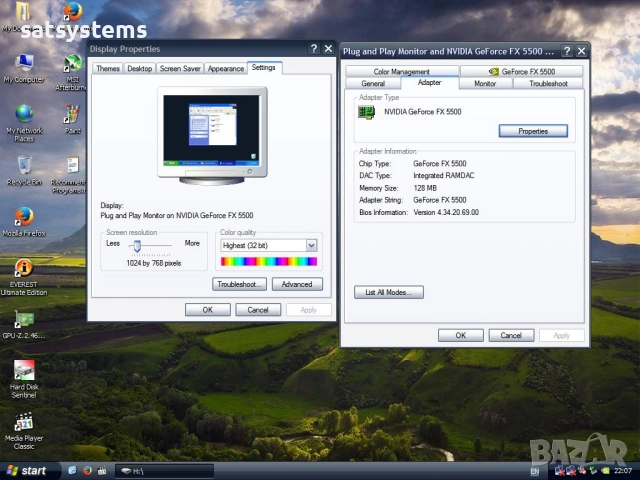 Видео карта NVidia GeForce Galaxy FX5500 128MB DDR 128bit AGP, снимка 12 - Видеокарти - 31450808