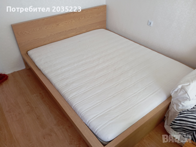Спалня IKEA MALM 160х200 , снимка 1 - Спални и легла - 45026560