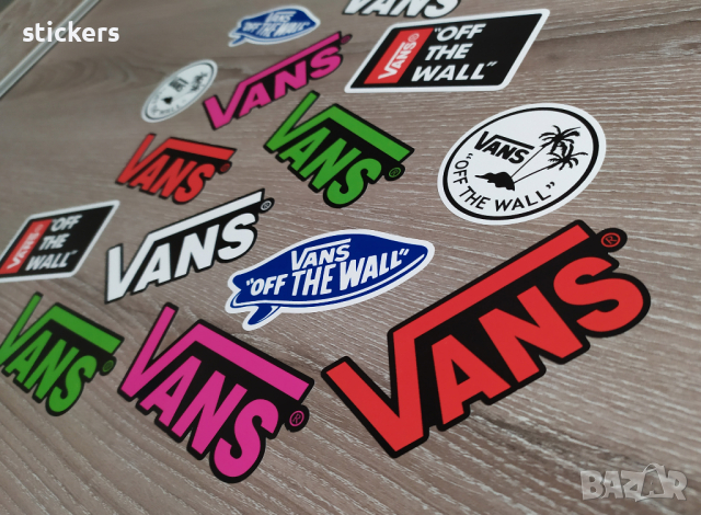 Стикери VANS ВАНС лист А4 - 14 бр общо Sticker, снимка 6 - Аксесоари и консумативи - 45053763