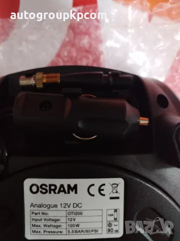 OSRAM - Компресор 12V - TYREinflate 200 Аналогов компресор за гуми, снимка 6 - Аксесоари и консумативи - 35831045