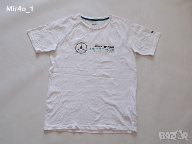 Тениска puma mercedes amg потник блуза фанела оригинал спортна авто мото мъжка M, снимка 1 - Тениски - 45935457