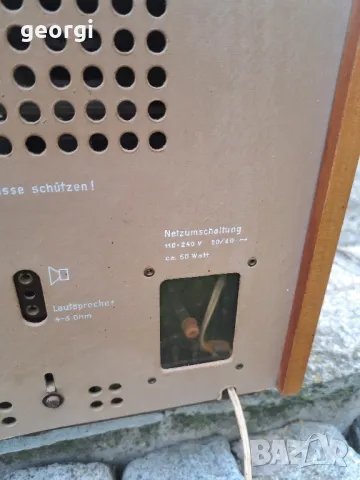 немско лампово радио Braun, снимка 8 - Радиокасетофони, транзистори - 50239689