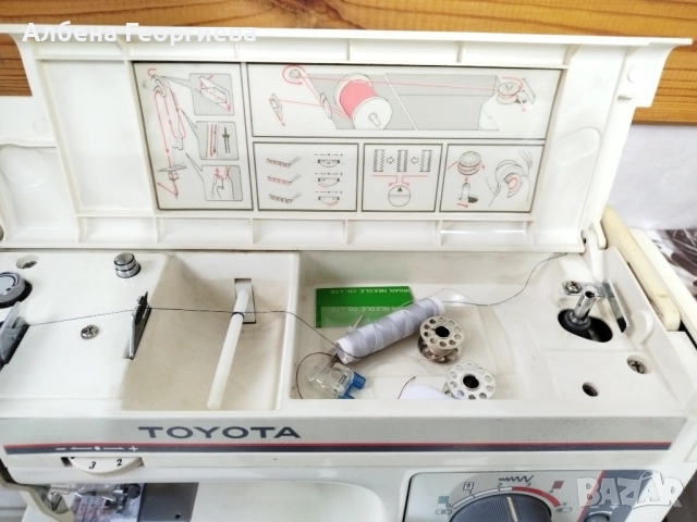 Механична шевна машина TOYOTA EX 490, снимка 8 - Шевни машини - 52305778