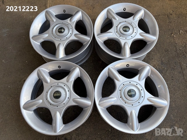 4 броя алуминиеви джанти за MINI COOPER,ONE,COUPE,HATCH,CLUBMAN 16, снимка 4 - Гуми и джанти - 53708495