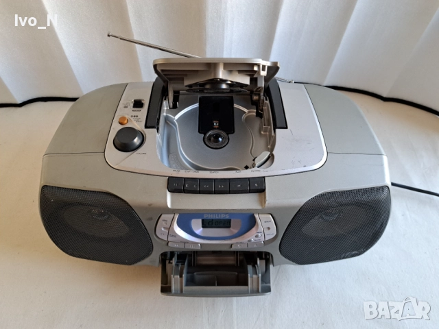 CD радио касетофон Philips AZ 1020., снимка 3 - Радиокасетофони, транзистори - 52814872