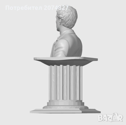 ВАСИЛ ЛЕВСКИ (бюст, статуетка), снимка 5 - Декорация за дома - 53453633