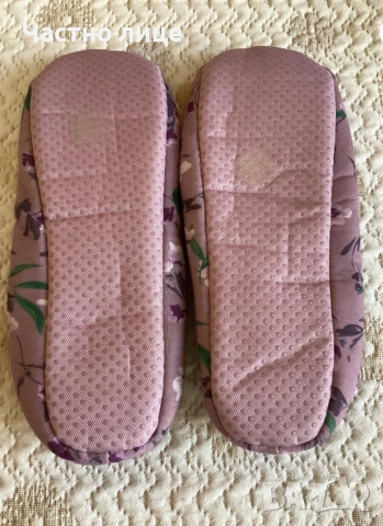 Нови Дамски Пантофи Топ Балерина в Лилав Цвят с Декоративна Панделка, снимка 2 - Пантофи - 53983690