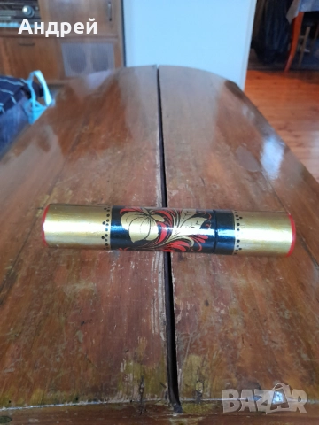 Стара дървена кутия,хохлома #13