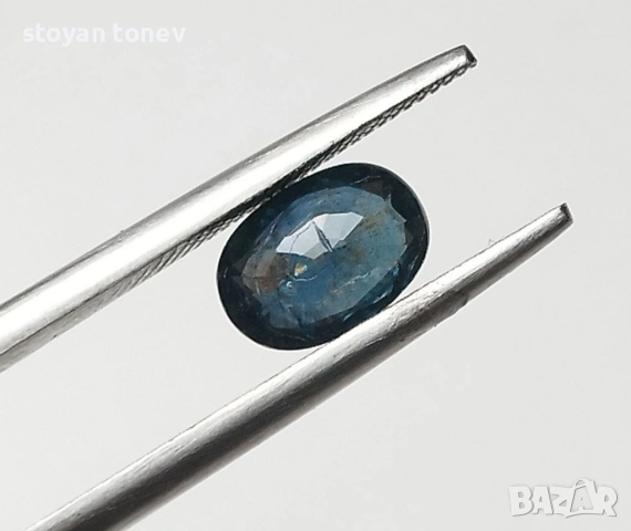 Естествен ненагряван син сапфир 0.97 карата от Мадагаскар! Сертифициран!, снимка 7 - Други - 53716405