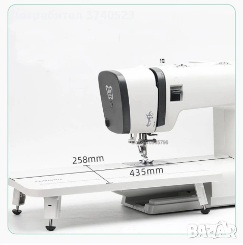 Нови Битови шевни машин BUTTERFLY 6023A -лиценз DURKOPP ADLER . Гаранция 3 години !, снимка 6 - Шевни машини - 54109904