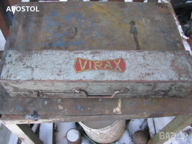 VIRAX ФРЕНСКА ВИНТОНАРЕЗКА ВИНТОРЕЗ ПЛАШКА ПАФТА, снимка 3 - Куфари с инструменти - 53134216