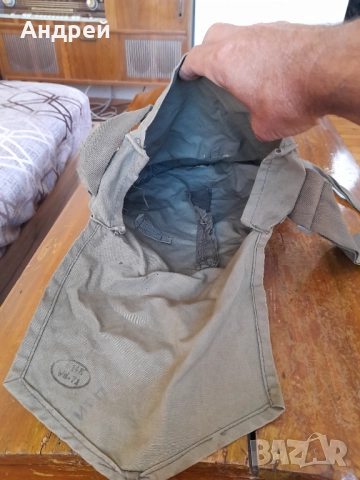 Стара торба от противогаз #2, снимка 5 - Антикварни и старинни предмети - 51954076