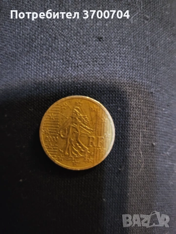 50 евро цента, 2000г Франция