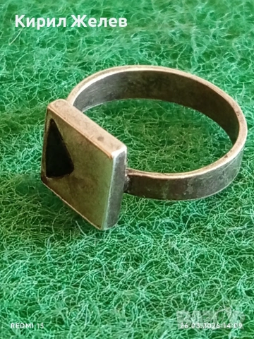 Винтидж сребърен пръстен ретро стил подходящ за ежедневието 51761, снимка 6 - Пръстени - 53984396