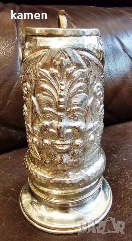 Кована сребърна чаша , снимка 7 - Антикварни и старинни предмети - 46263198