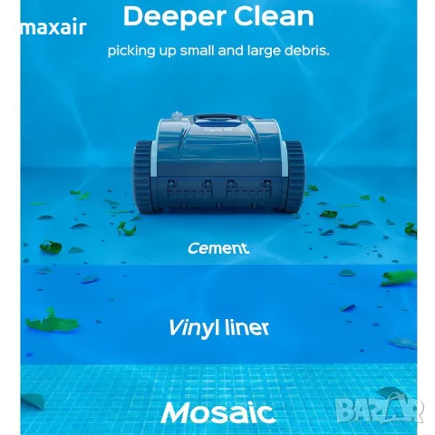 Безкабелен робот за басейни Wybot Osprey 700 (X100) * Гаранция 2 години * Безплатна доставка, снимка 8 - Други стоки за дома - 49696096