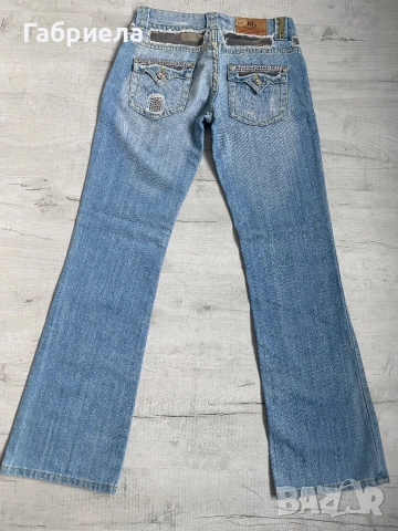 Дънки UB Jeans, широк крачол, снимка 2 - Дънки - 51708088