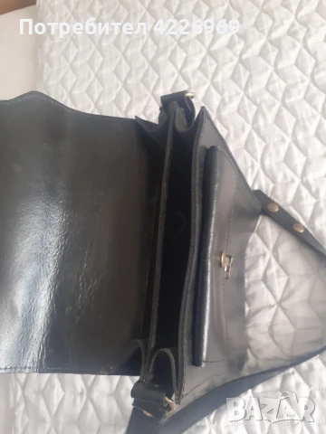 НОВА мъжка чанта с дръжка от естестена кожа, снимка 6 - Чанти - 50562924