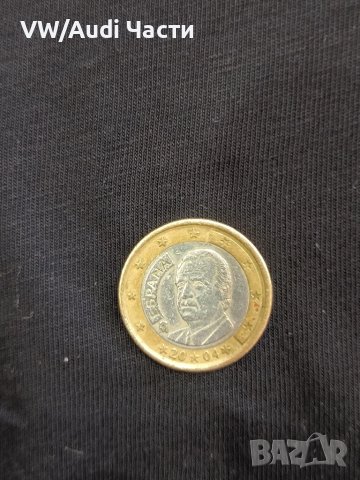 Монета 1 евро Испания 2004г. , снимка 2 - Нумизматика и бонистика - 50909954