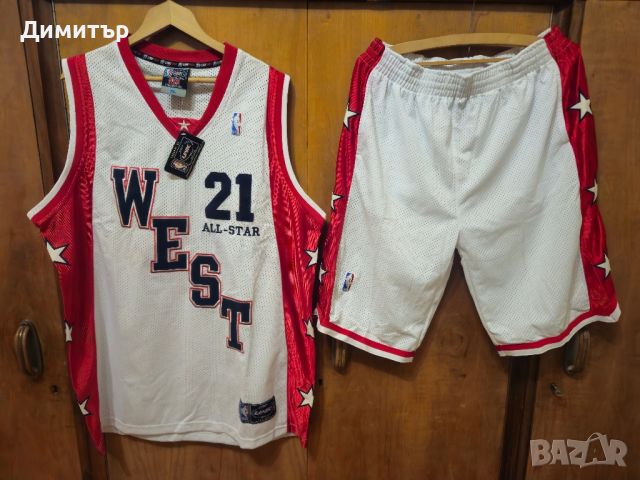 оригинален екип на nba Kevin Garnett west all stars basketball jersey jordan, снимка 9 - Спортни дрехи, екипи - 45907054