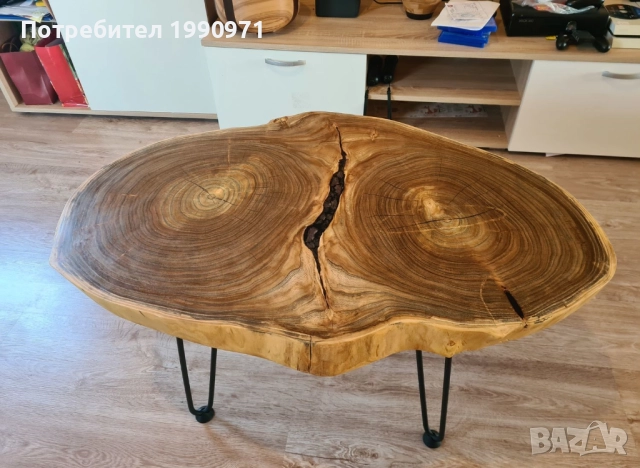 Маси от масив с жив ръб, кръгли, правоъгълни, трапезни, холни, орех, дъб, бряст по поръчка на клиент, снимка 11 - Маси - 52471539