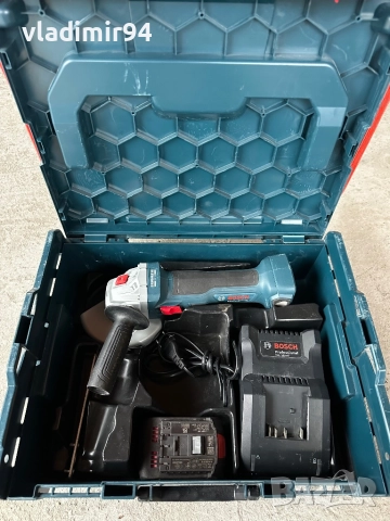 Bosch GWS 18V-7 ъглошлайф 2024г, снимка 5 - Ъглошлайфи - 52677001