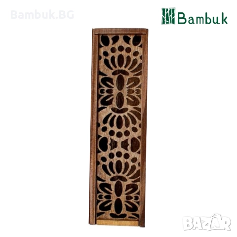 Несесер от дърво “Азия цветя”, снимка 2 - Ученически пособия, канцеларски материали - 52561596