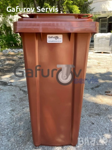 Пластмасови кофи за смет на колела 120 л и 240 л - устойчиви, с капак и отлична цена!, снимка 4 - Друго - 52272411