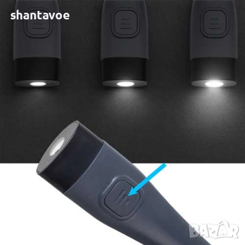 Лед лампа за врат с огъващо се рамо и 3 различни светлини и степени , снимка 5 - Настолни лампи - 52918623