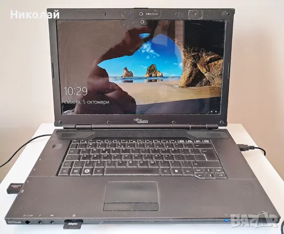 Fujitsu Siemens AMILO Notebook Li3710 в отлично състояние с Windows 10, снимка 7 - Лаптопи за работа - 47470270