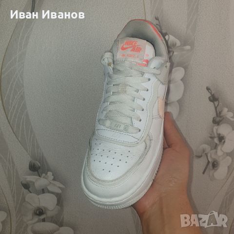 оригинални маратонки NIKE AIR FORCE 1 PIXEL CRIMSON номер38,5-39, снимка 4 - Маратонки - 42609437