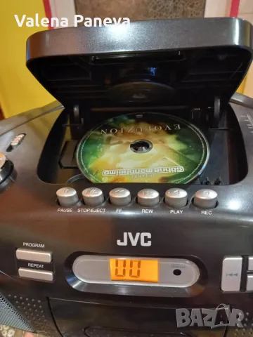  JVC   - CD  PORTABLE SYSTEM , снимка 4 - Аудиосистеми - 47767536