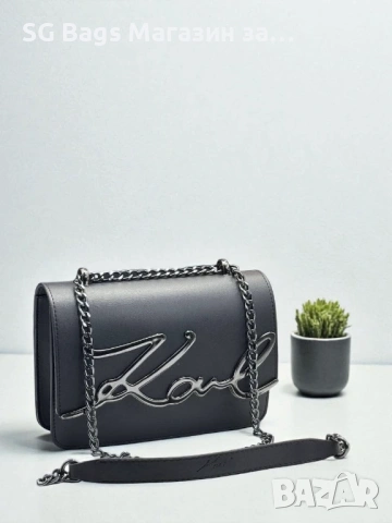 Karl lagerfeld дамска чанта лукс стилна чанта код 275, снимка 12 - Чанти - 42989130