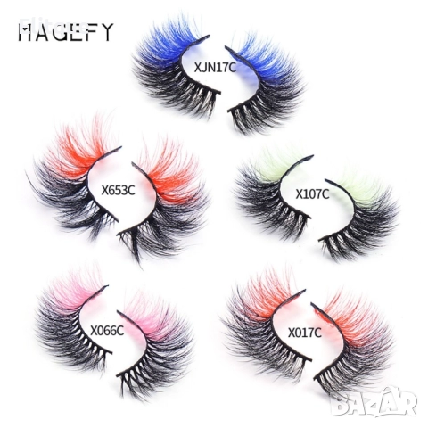 Цветни изкуствени мигли Magefy HZS458, снимка 18 - Други - 52831774