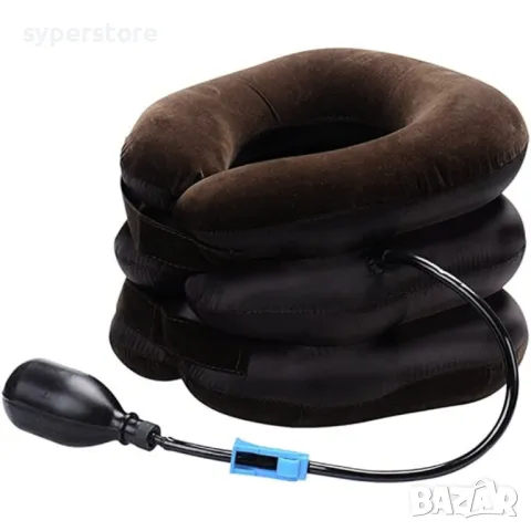 Надуваема терапевтична яка за врат Digital One SP01065, Масажор за врат, Tracktors For Cervical Spin, снимка 8 - Масажори - 49652274