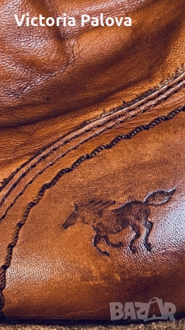 Боти MUSTANG естествена кожа, снимка 14 - Дамски боти - 51463504