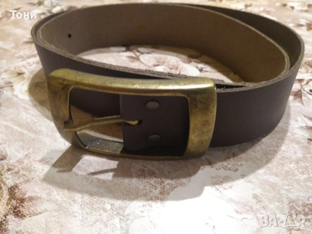 Нов Мъжки Колан Изцяло от Естествена Кожа 115см., снимка 12 - Колани - 52656842