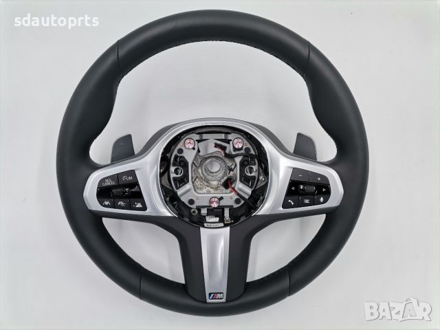 Нов M Sport Черен Спортен Волан BMW 5 G30 G31 G38 6 G32 X3 G01 X4 G02 , снимка 2 - Части - 45925318