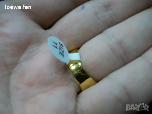 Iced Cult Gold - Луксозен мъжки пръстен красив и стилен неръждаема стомана златен цвят златист !, снимка 4 - Пръстени - 49650046