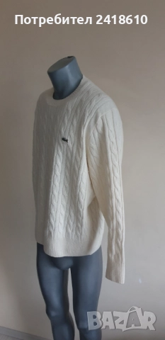 Lacoste Wool / Knit Mens Size 6 - XL  НОВО! ОРИГИНАЛ! Mъжки Пуловер, снимка 11 - Пуловери - 52554220