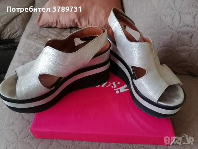 Дамски сандали естествена кожа, снимка 5 - Сандали - 54190731