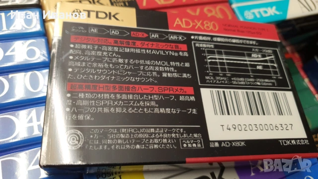 TDK AD японски аудиокасети.Пакети по 3бр., снимка 3 - Аудио касети - 45885514