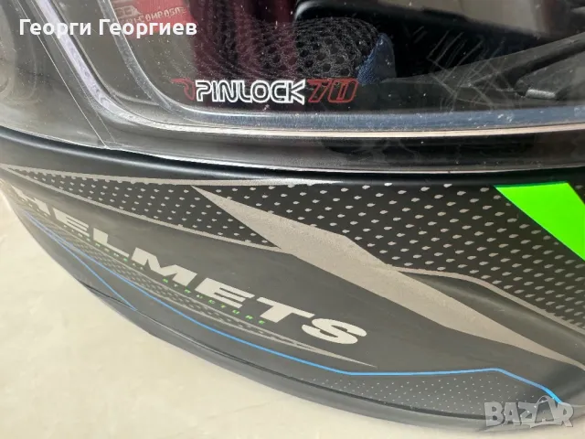 Мото каска MTHELMETS KRE SV INTREPID MATT GREEN, снимка 6 - Аксесоари и консумативи - 50297388