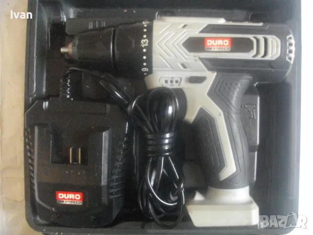 Li-ion 12V DuroPro DB12-4 НОВ НЕМСКИ ОРИГИНАЛЕН ВИНТОВЕРТ БОДИ С КУФАР И ЗАРЯДНО БЕЗ БАТЕРИЯ , снимка 8 - Винтоверти - 49703309