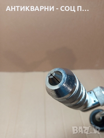 Стара Английска Тресчотна Ръчна Бормашина Маткап. , снимка 7 - Антикварни и старинни предмети - 52794918