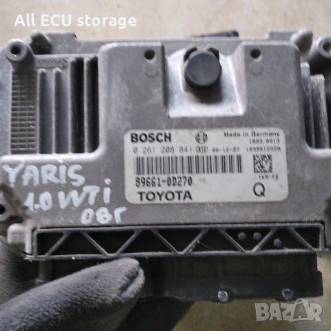  Компютър запалване за Toyota Yaris 1.0i VVT 69 , 89661-0D270