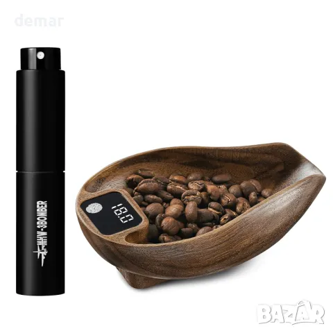 MHW-3BOMBER Комплект везна за кафе на зърна и пулверизатор, 0,1 грама прецизна дигитална везна