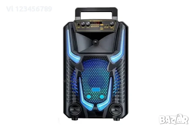 Караоке Тонколонa PZX GZ-8908, 8 ”, Bt,USB, FM,SD Card, Aux, снимка 2 - Bluetooth тонколони - 50826266