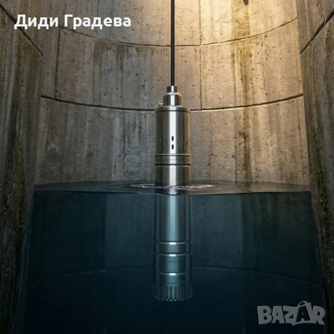 Дебит - Винтова водна помпа за дълбоки кладенци 1500W 2 m³/h ефективна , снимка 2 - Други - 54139975